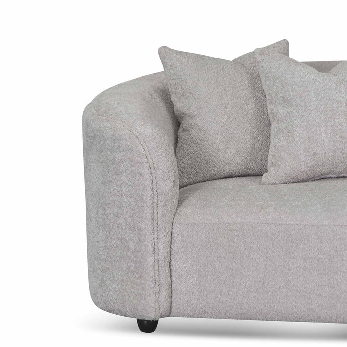 CLC8119-CA 4 Seater Sofa - Light Grey Fleece