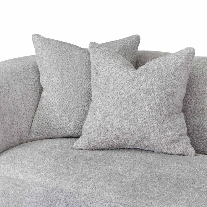 CLC8119-CA 4 Seater Sofa - Light Grey Fleece