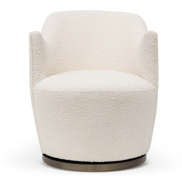 CLC8121-CA Armchair - Ivory White Boucle