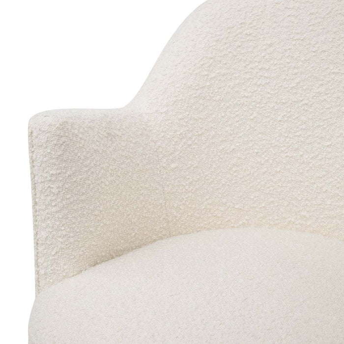 CLC8121-CA Armchair - Ivory White Boucle