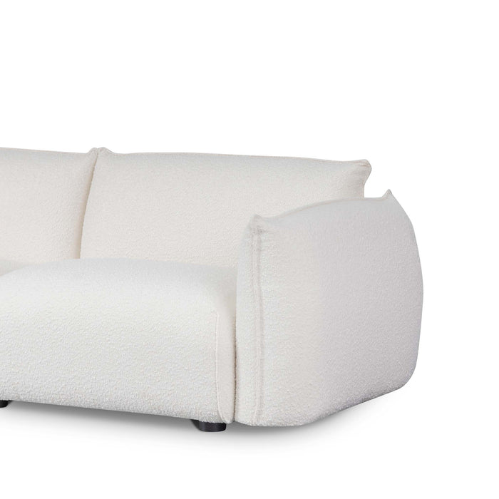 CLC8177-IG 3 Seater Sofa - White Wash Boucle