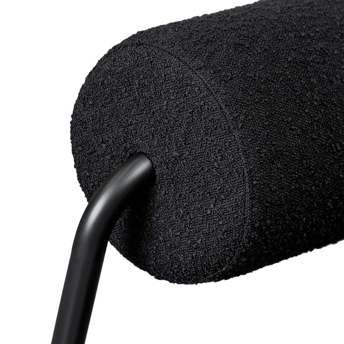 CLC8219-IG Lounge Chair - Black Boucle