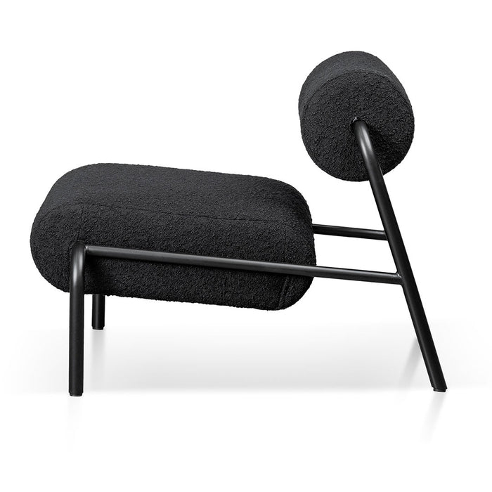 CLC8219-IG Lounge Chair - Black Boucle