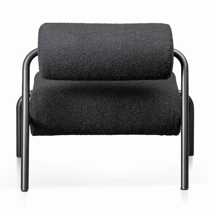 CLC8219-IG Lounge Chair - Black Boucle