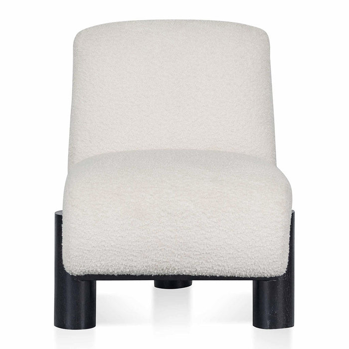 CLC8221-CA Lounge Chair - Ivory White Boucle