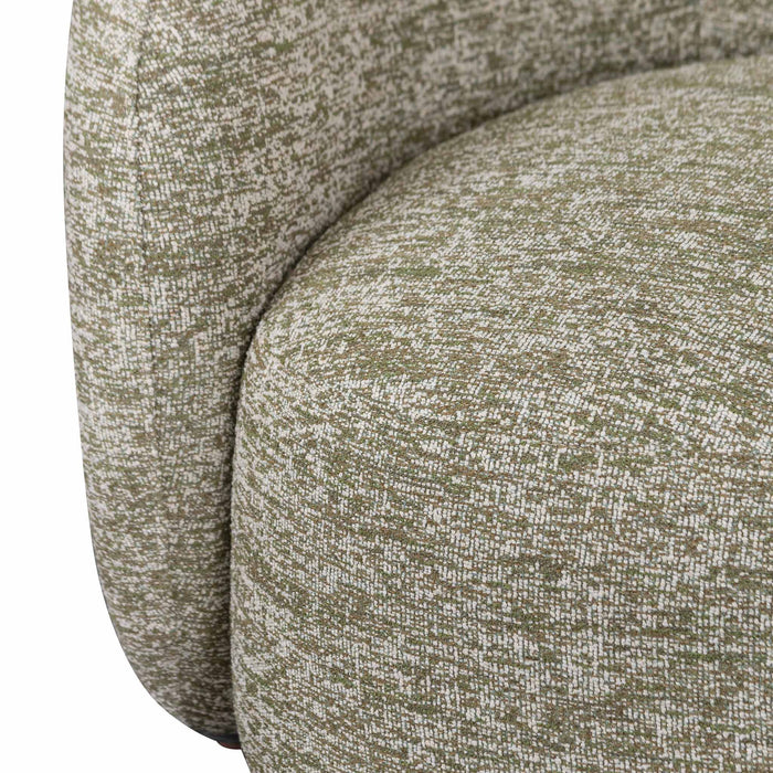 CLC8281-CA 3 Seater Fabric Sofa - Fern Green