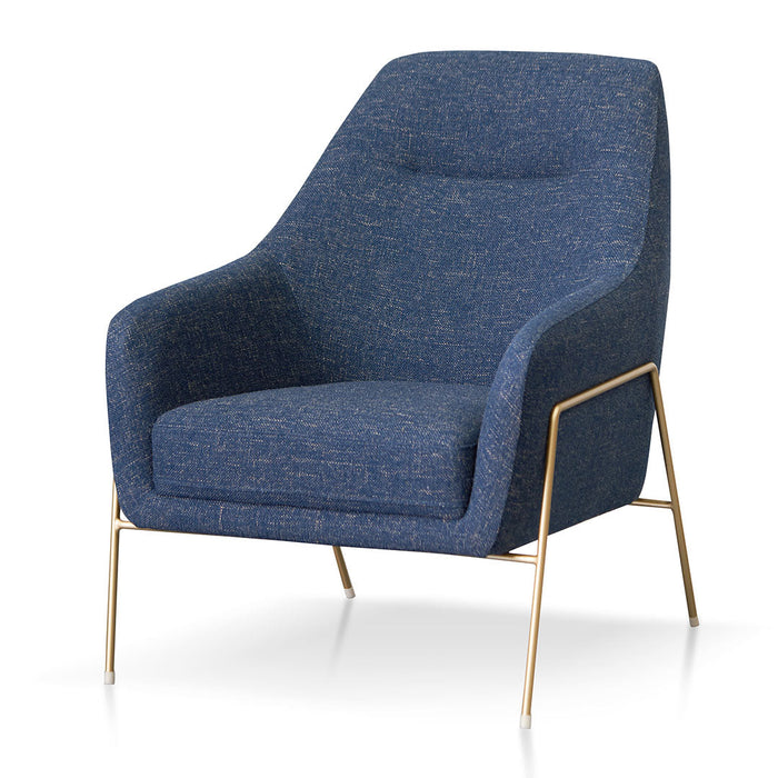 CLC8325-KSO Fabric Armchair - Dark Blue