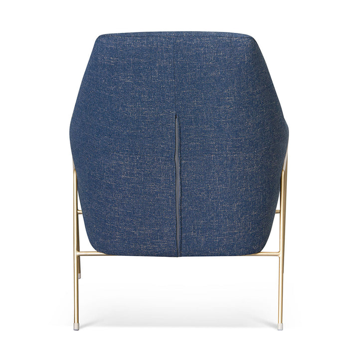 CLC8325-KSO Fabric Armchair - Dark Blue