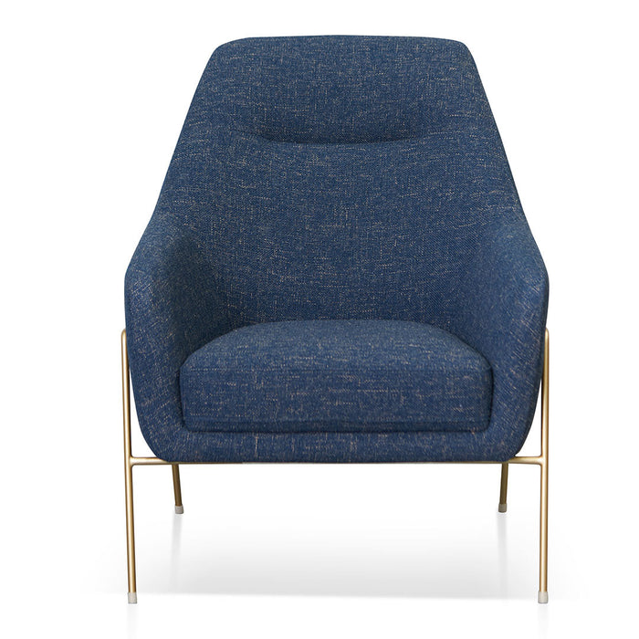 CLC8325-KSO Fabric Armchair - Dark Blue