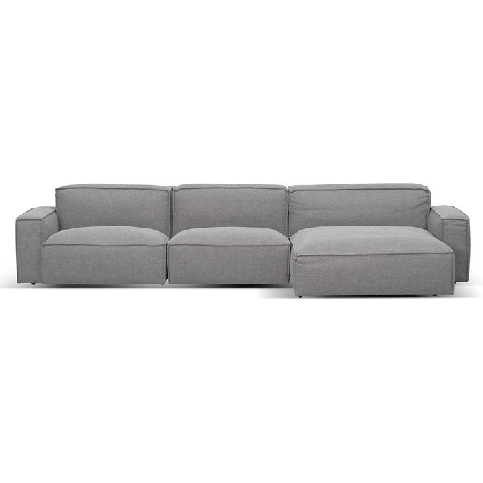 CLC8327-KSO Right Chaise Sofa - Graphite Grey