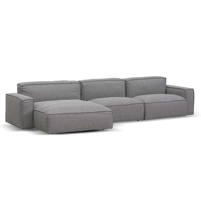 CLC8328-KSO Left Chaise Sofa - Graphite Grey