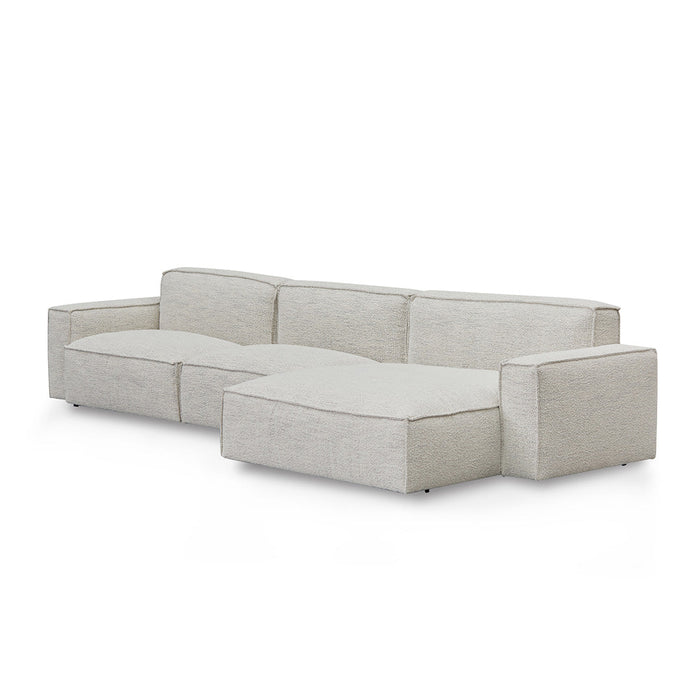 CLC8331-KSO Right Chaise Fabric Sofa - Fog Grey