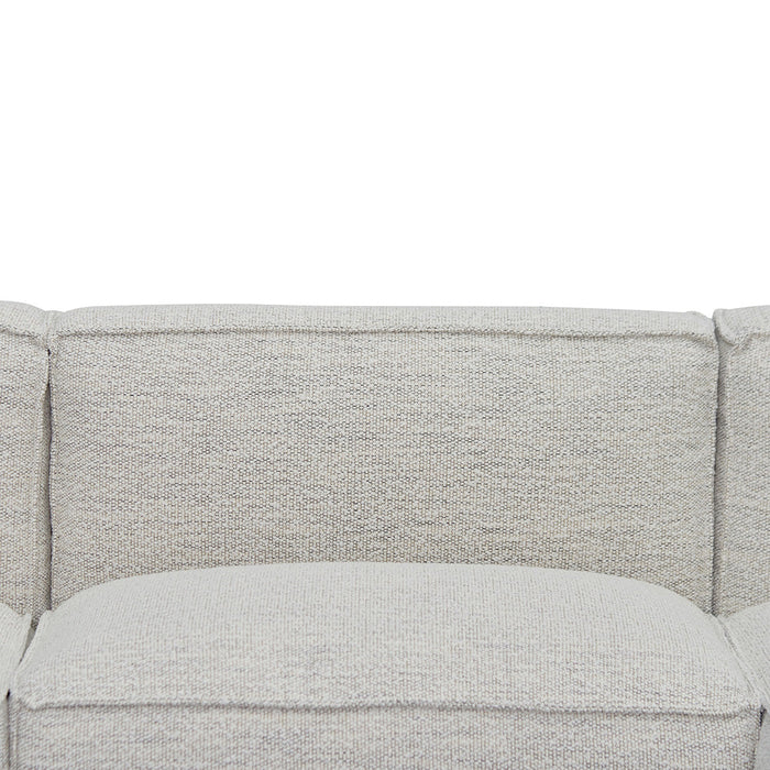 CLC8331-KSO Right Chaise Fabric Sofa - Fog Grey