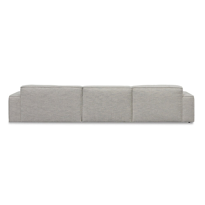 CLC8331-KSO Right Chaise Fabric Sofa - Fog Grey