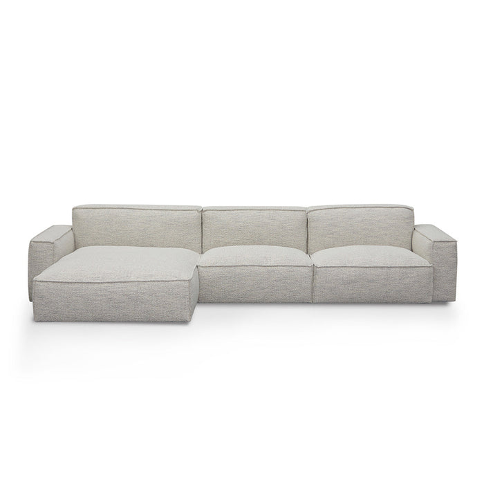 CLC8332-KSO Left Chaise Fabric Sofa - Fog Grey