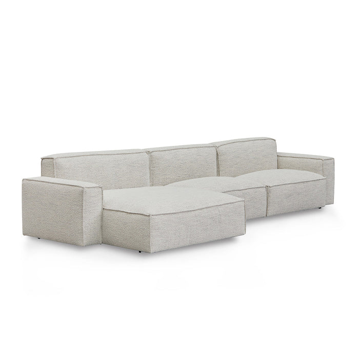 CLC8332-KSO Left Chaise Fabric Sofa - Fog Grey