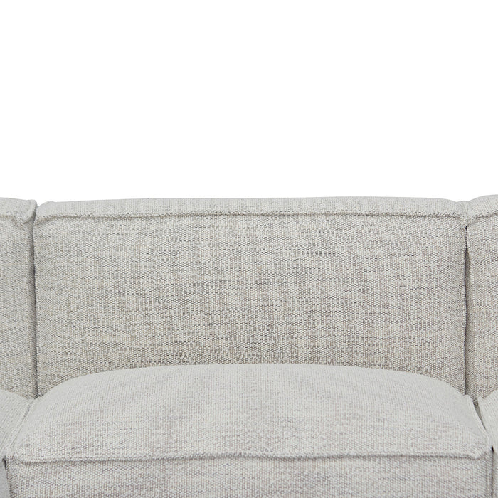 CLC8332-KSO Left Chaise Fabric Sofa - Fog Grey