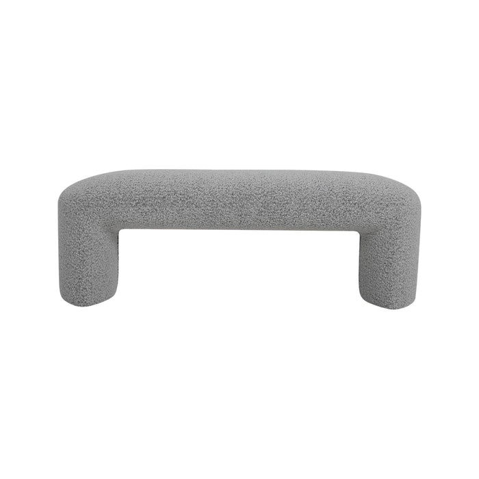 CLC8424-YY 1.2m Long Ottoman Bench - Pepper Boucle