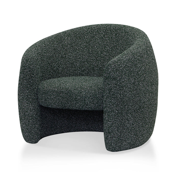 CLC8464-CA Fabric Armchair - Green Boucle