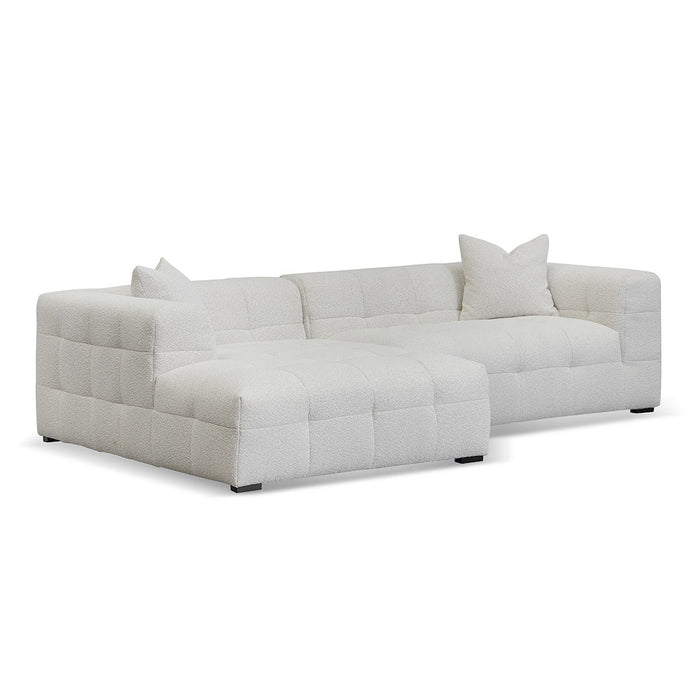 CLC8473-CA Left Chaise Sofa - Pearl Boucle