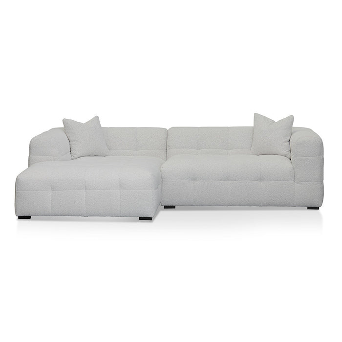 CLC8473-CA Left Chaise Sofa - Pearl Boucle