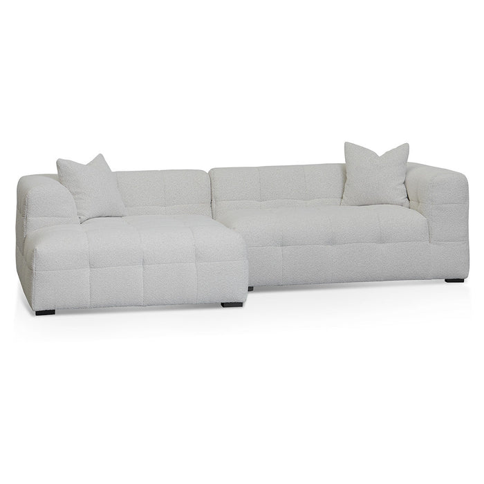 CLC8473-CA Left Chaise Sofa - Pearl Boucle