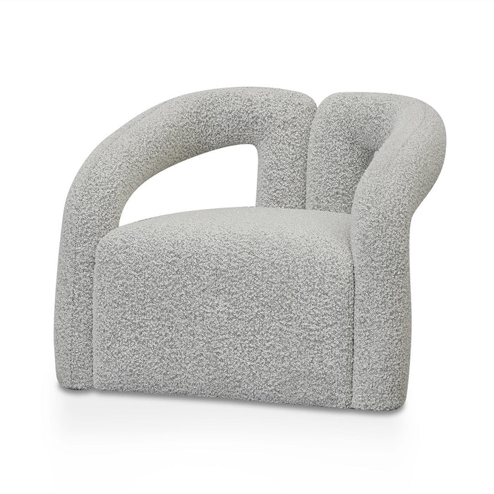 CLC8477-CA Armchair - Charcoal White Boucle