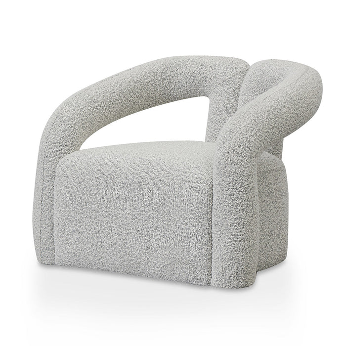 CLC8477-CA Armchair - Charcoal White Boucle