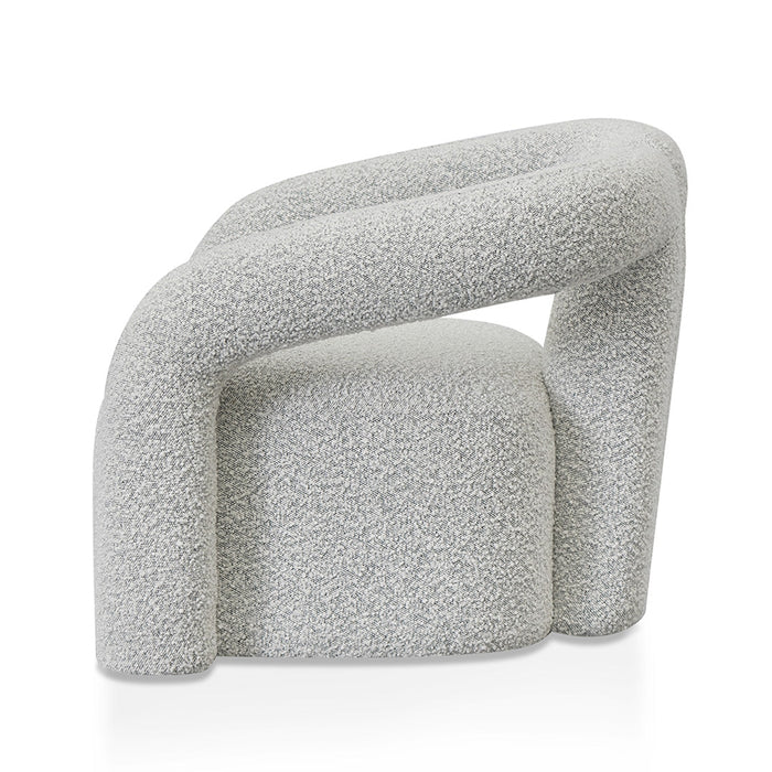 CLC8477-CA Armchair - Charcoal White Boucle