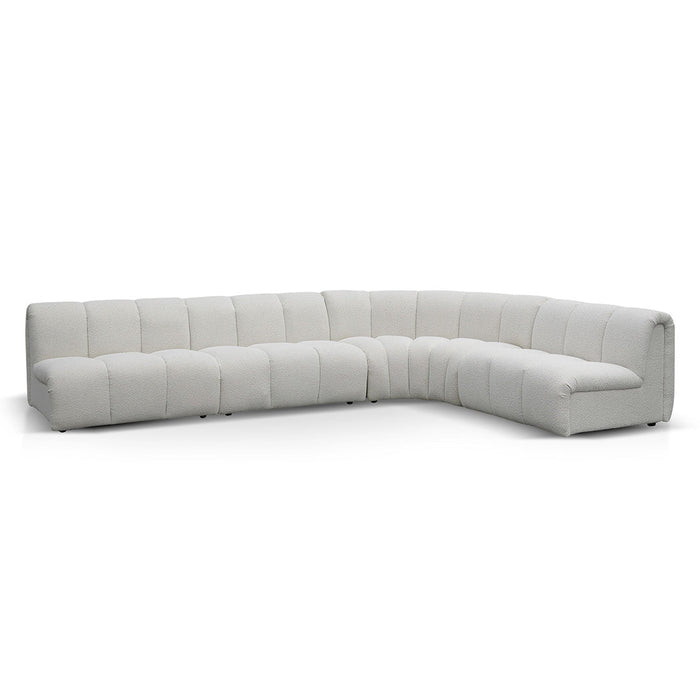 CLC8478-CA Modular Sofa - Pearl Boucle