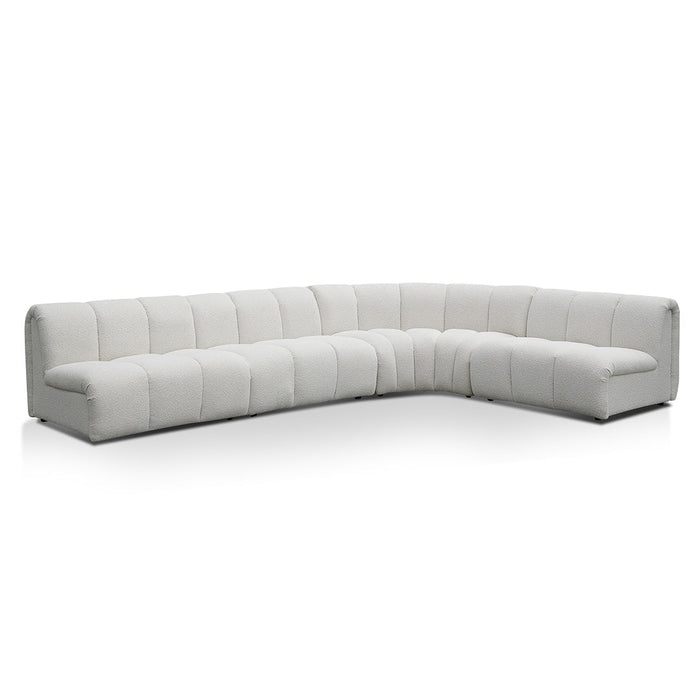 CLC8478-CA Modular Sofa - Pearl Boucle