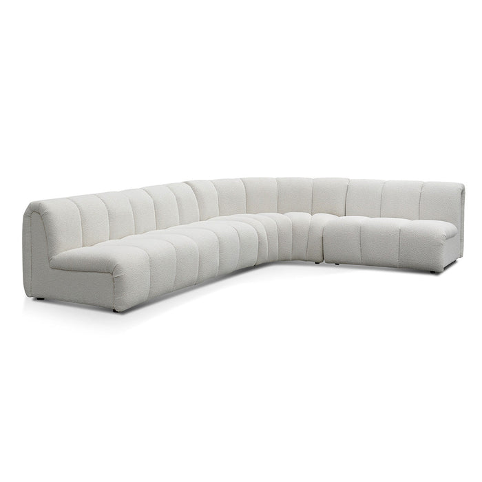 CLC8478-CA Modular Sofa - Pearl Boucle