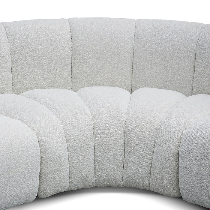 CLC8478-CA Modular Sofa - Pearl Boucle