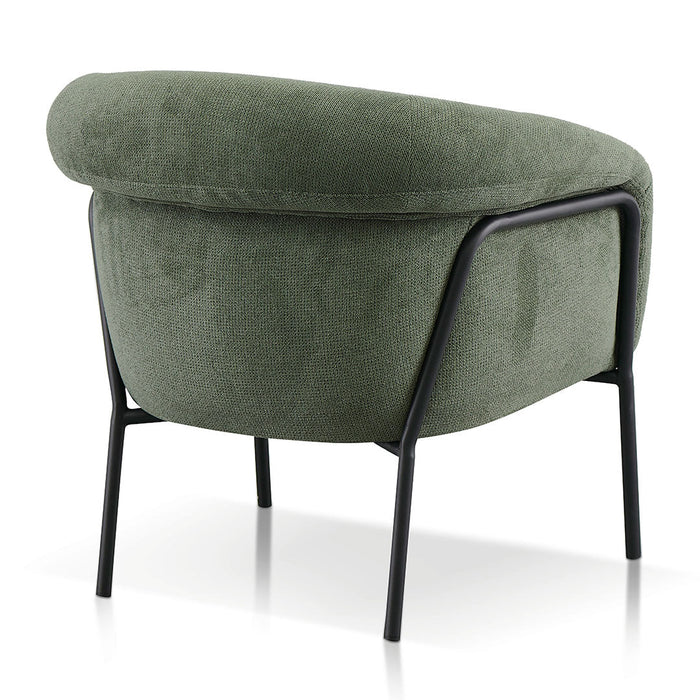 Karin Fabric Armchair - Mason Olive Green
