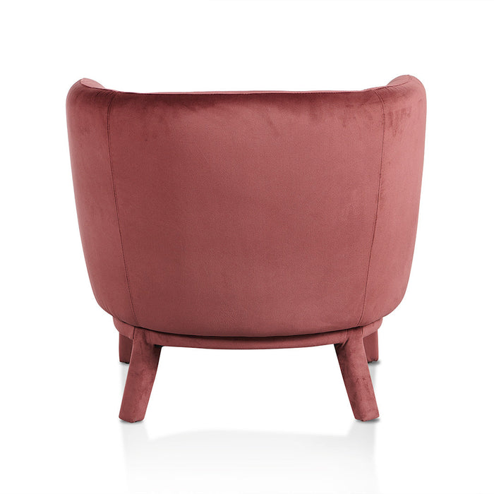 CLC8513-FS Fabric Armchair - Elegant Plum