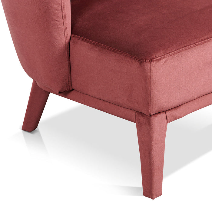 CLC8513-FS Fabric Armchair - Elegant Plum