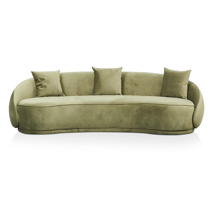 CLC8514-FS 4 Seater Fabric Sofa - Elegant Sage