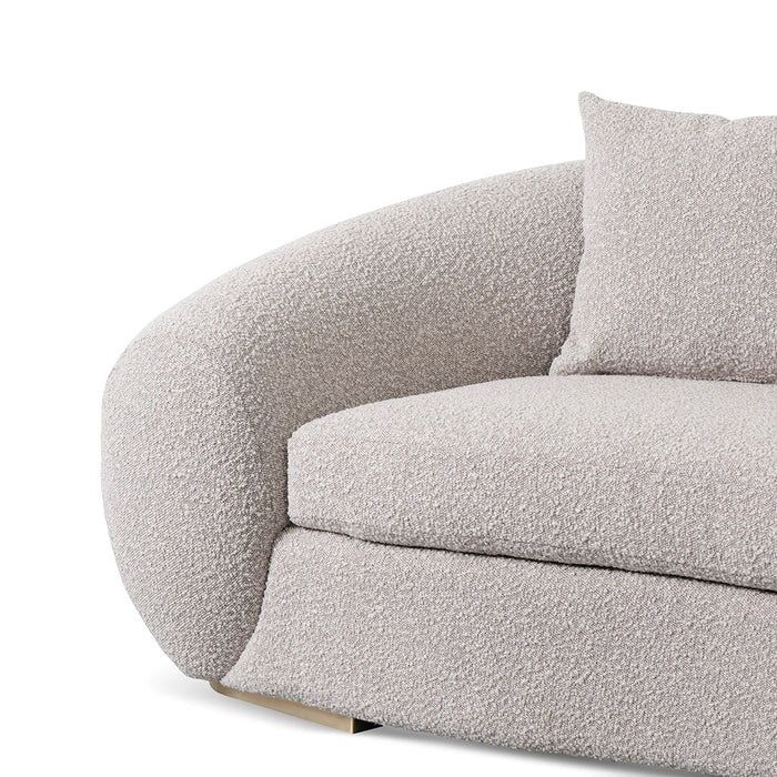 CLC8536-FS 3 Seater Sofa - Ash Grey Boucle