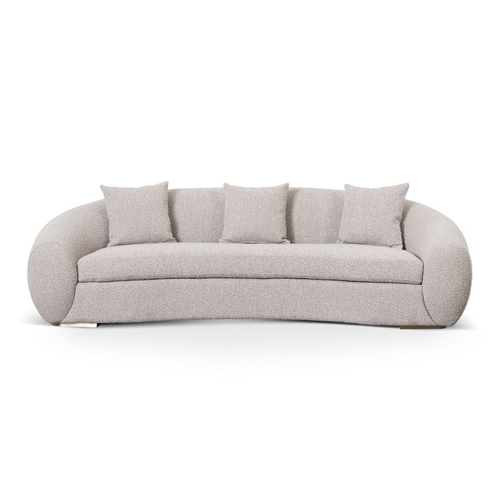 CLC8536-FS 3 Seater Sofa - Ash Grey Boucle