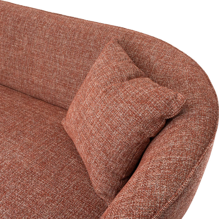 CLC8567-CA 3 Seater Sofa - Moss Rust Orange