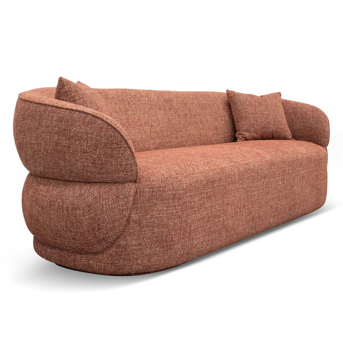 CLC8567-CA 3 Seater Sofa - Moss Rust Orange