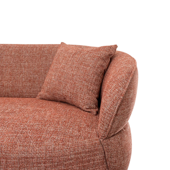 CLC8567-CA 3 Seater Sofa - Moss Rust Orange