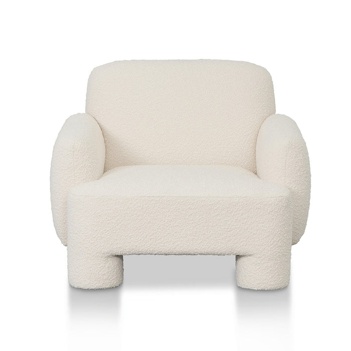 CLC8572-CA Armchair - Ivory White Boucle