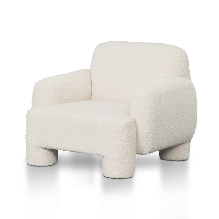 CLC8572-CA Armchair - Ivory White Boucle