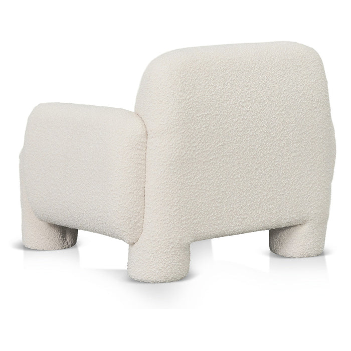 CLC8572-CA Armchair - Ivory White Boucle