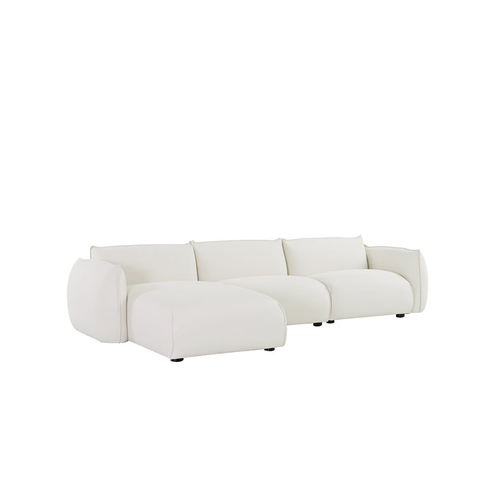 CLC8645-IG 3 Seater Left Chaise Sofa - Beige