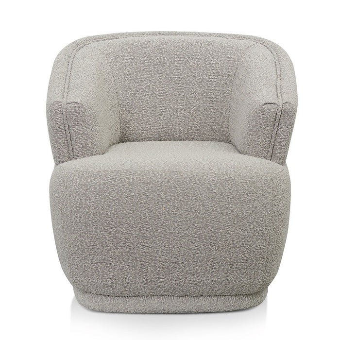 CLC8647-FS Fabric Armchair - Ash Grey Boucle