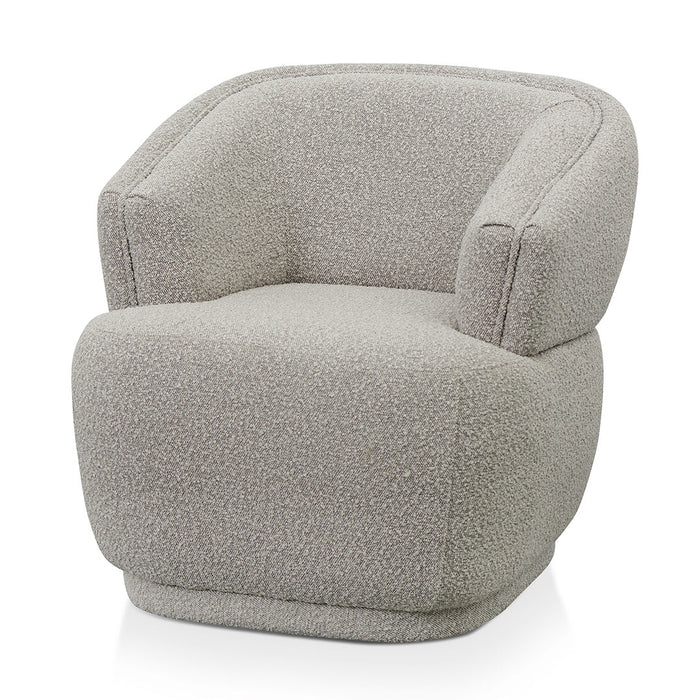 CLC8647-FS Fabric Armchair - Ash Grey Boucle