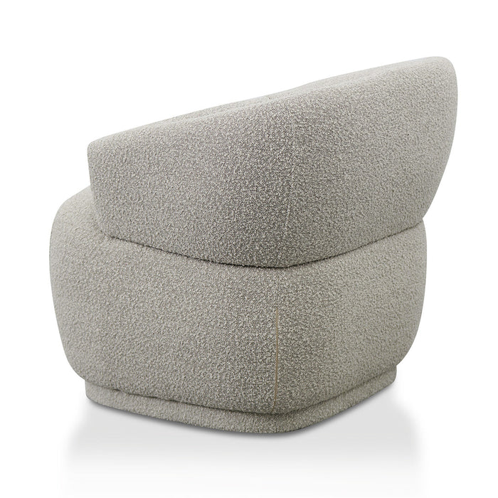 CLC8647-FS Fabric Armchair - Ash Grey Boucle