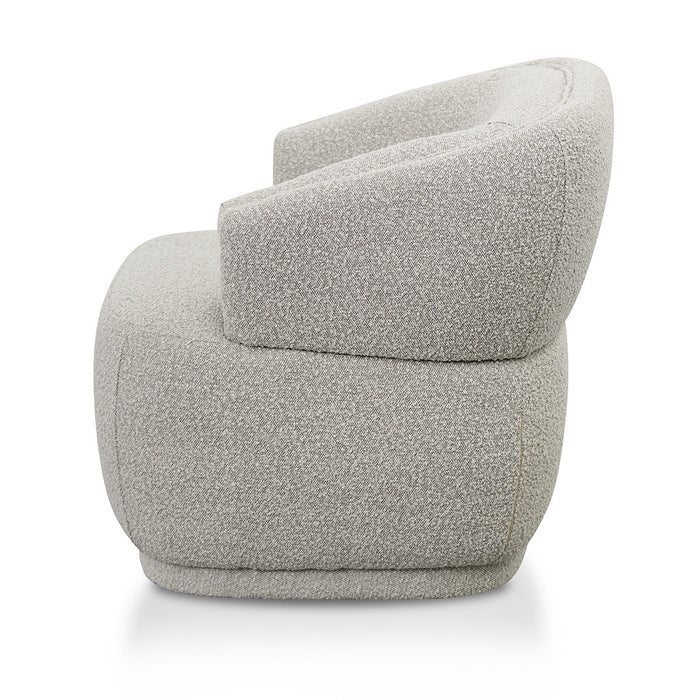 CLC8647-FS Fabric Armchair - Ash Grey Boucle